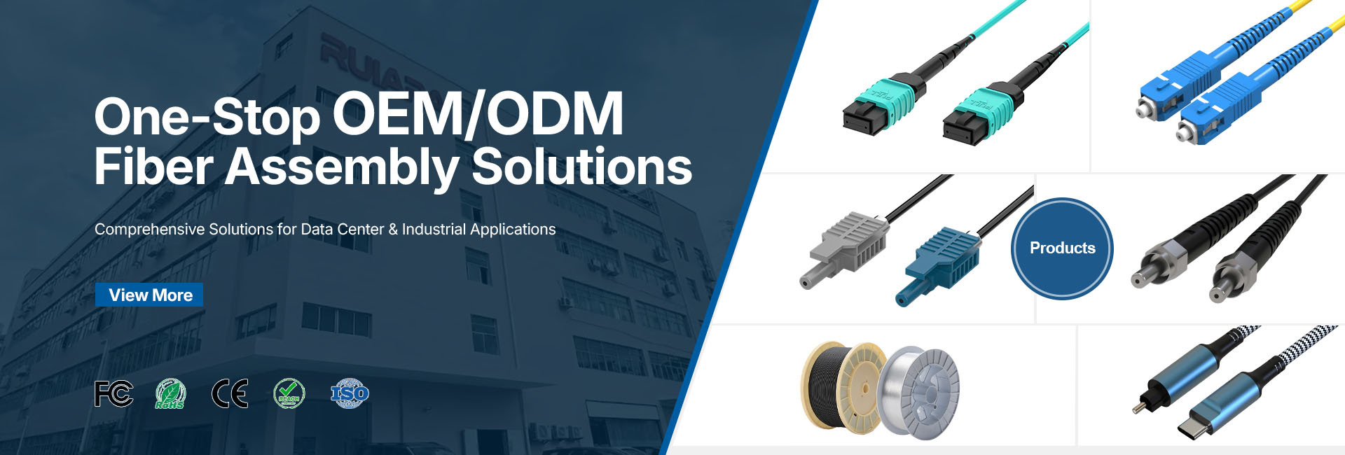 Ποιότητα Καλώδιο μπαλωμάτων ινών MTP MPO Εργοστάσιο