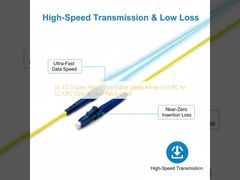 Καλώδιο Patch Fiber Duplex LC-LC Single Mode LC/UPC σε LC/UPC Οπτικό Ίνας Patch Cord