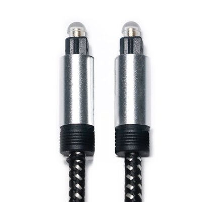 Αγορά Toslink Optical Audio Digital Cable SPDIF Cable Knited Rope Plated Shell Port for Home Theater CD Player Soundbar online manufacture