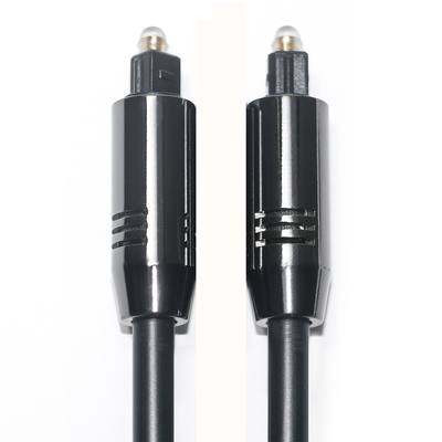 Αγορά Toslink Optical Audio Cable OD5.0 Μαύρο κράμα αλουμινίου Οπτικό PVC επιχρυσωμένο Θύρες Κόστος απόδοσης για μπάρα ήχου σπιτιού online manufacture
