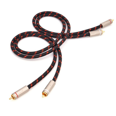 Αγορά Ψηφιακό καλώδιο ήχου ROHS RCA SPDIF 3,5 mm επίχρυσο με πλεκτό σχοινί υφής 5,1 online manufacture
