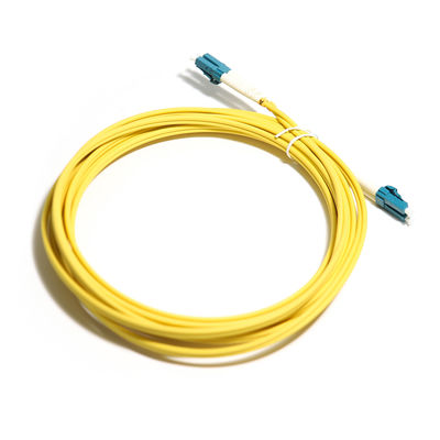 Ποιότητα  Optical Fiber Cord Yellow Duplex Multimode OM5 2M 3M 5m 10G LC-LC For WLAN  LAN Εργοστάσιο