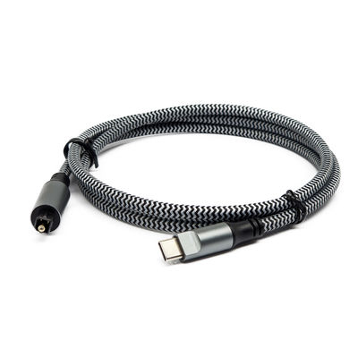 Ποιότητα  Black Textured Shell Toslink Digital Audio Cable Εργοστάσιο