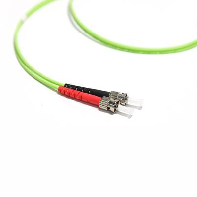 Διπλοί ΚΚ OM2 50/125 σκοινί ST-LC UPC, 1M/2M/3M/5M/10M του ST οπτικών ινών καλωδίων πολλαπλού τρόπου μπαλωμάτων ινών 3.0mm