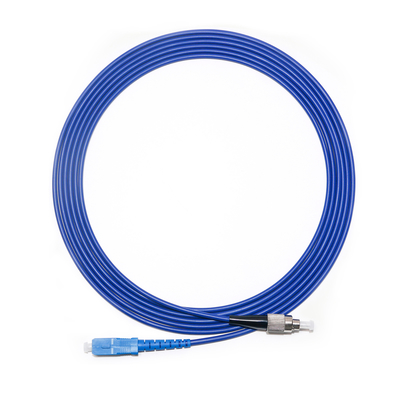 Καλώδιο οπτικών ινών Patch 4 Mode OM3 SC-FC Connector 2,0-3,0mm for Lan Communication System 5M 8M 10M 15M