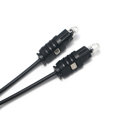 Toslink Optic Cable OD2.2 Μαύρο εξαιρετικά λεπτό καλώδιο εξόδου Spdif για Mini Player CD Soundbar