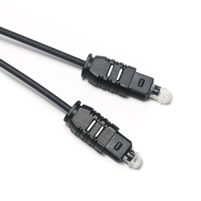 Toslink Optic Cable OD2.2 Μαύρο εξαιρετικά λεπτό καλώδιο εξόδου Spdif για Mini Player CD Soundbar