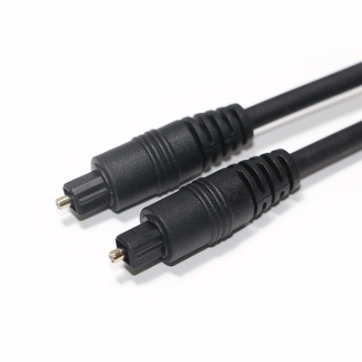 Ολοκαίνουργιο Hifi Sound Toslink Optical Audio Digital Cable S/PDIF Επίχρυσος σύνδεσμος μαύρο PVC 1,5M 2,4M 3M