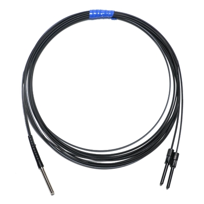 12 - 24VDC Αισθητήρας οπτικών ινών Diffuse Reflection M3 M4 Connector 0,8m
