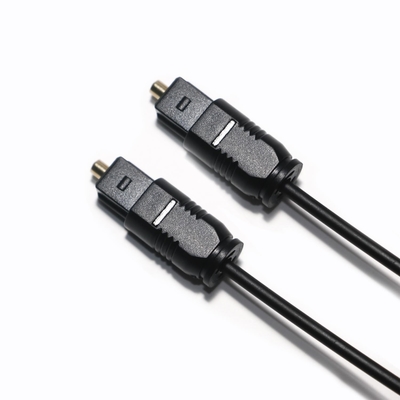 Εργοστασιακή έξοδος Toslink Optic Audio Cable PMMA Black PVC με πολύ λεπτό καπάκι για Soundbar