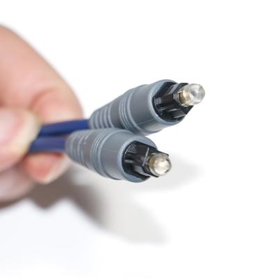Καλώδιο Toslink Audio Optical Fiber Blue Spdif Plastic Square Soket 1,0mm PMMA 1M 2M for TV CD Player