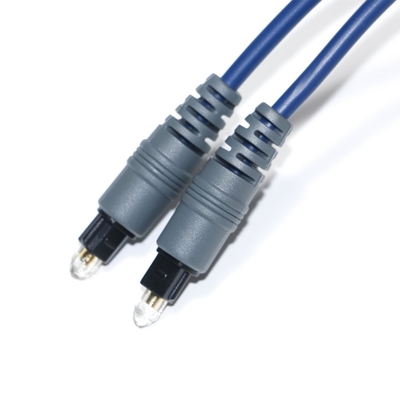 Καλώδιο Toslink Audio Optical Fiber Blue Spdif Plastic Square Soket 1,0mm PMMA 1M 2M for TV CD Player