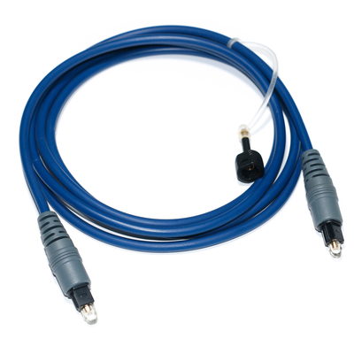 Καλώδιο Toslink Audio Optical Fiber Blue Spdif Plastic Square Soket 1,0mm PMMA 1M 2M for TV CD Player
