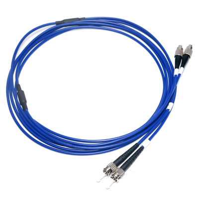 Factory Outlet ST 2/2 Single-Mode-Core Optic Fiber Patch Cord για WLAN LAN επικοινωνία μικρού υπολογιστή