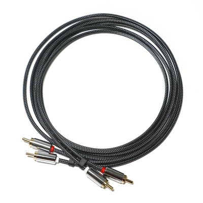 RCA Premium Quality Ψηφιακός Ήχος SPDIF 3,5mm πλεκτό νάιλον κράμα αλουμινίου αρσενικό σε αρσενικό για VCD DVD TV Soundbar