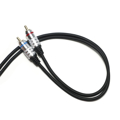 Εργοστασιακό oulet RCA 3,5mm Καλώδιο ήχου Κόκκινο Μπλε Ζάνι PCV Επιστρωμένο κράμα για CD TV