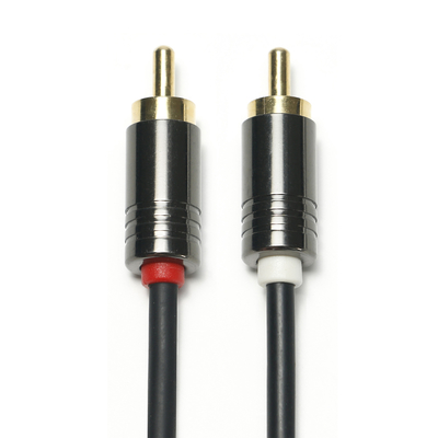 Καλώδιο ψηφιακού ήχου RCA 3,5 mm επιμεταλλωμένο PVC από μαύρο κράμα αλουμινίου ShellQuality For Soundbar 0,5M Conector για Mini Soundbar
