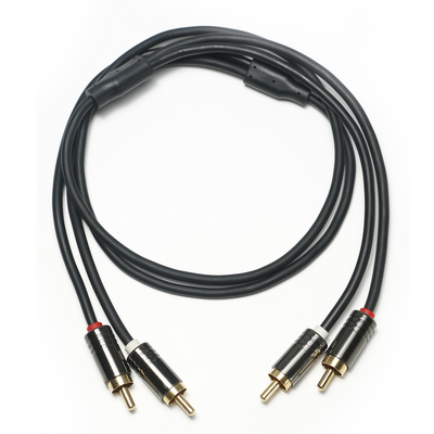 Καλώδιο ψηφιακού ήχου RCA 3,5 mm επιμεταλλωμένο PVC από μαύρο κράμα αλουμινίου ShellQuality For Soundbar 0,5M Conector για Mini Soundbar