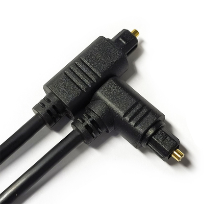 έξοδος facotry Toslink Digital Audio Cable Black OD4.0 Τετράγωνη διασύνδεση 90° 0,5M για ηχομπάρα mini Player