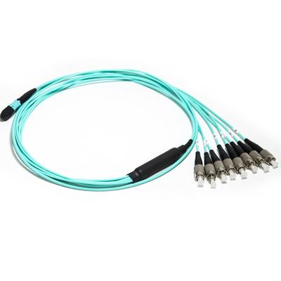 MTP/MPO Blue Hybrid Trunk Cable FC/MPO 8/1 12C Connector Για δοκιμή εξοπλισμού