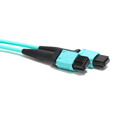 Εργοστασιακή έξοδος MTP/MPO Optical Patch Chord Blue OM3 Duplex GR-1435-Core For WLAN Net