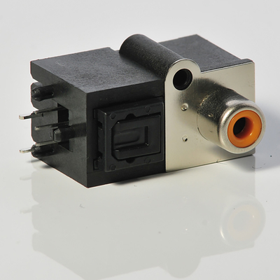 AV-GQR05B Optica Jeck 25Mbps 3-5V Ψηφιακή οπτική σύνδεση Toslink Κάθετη θηλυκή υποδοχή βύσματος