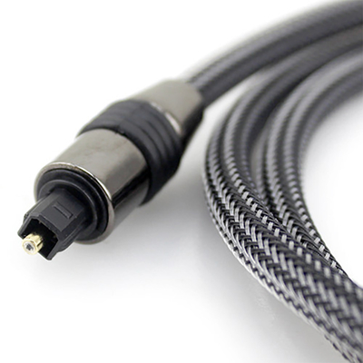 Καλώδιο ήχου οπτικής ίνας Toslink SPDIF Nylon καλώδιο OD4.0 1m 2m 3m Για συσκευή αναπαραγωγής DVD Blu-Ray CD Xbox 360 PS3 Mini Disc