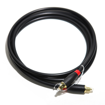 Υψηλής ποιότητας εργοστασιακή τιμή 24K Digital Optical Audio Cable Toslink ABS Plated Gold Ject 1,5M