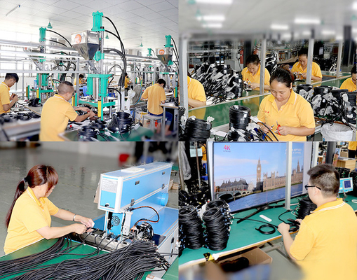 Toslink Didital Optical Cable Επιχρυσωμένο 4K Port υφαντό μπλε σχοινί ομοαξονικός ήχος HiFi για Audiophile HiFi 1,2M 2M