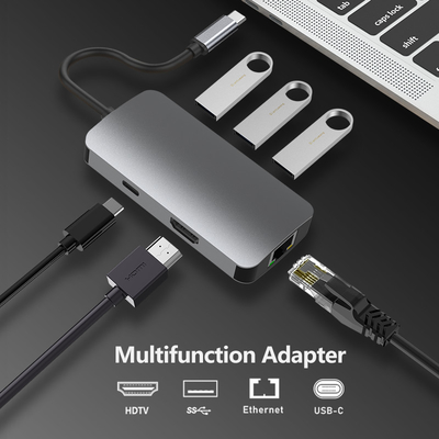 Πολυλειτουργικό Micro USB C για HDTV Adapter Adapter USB C για Mac TV Projection