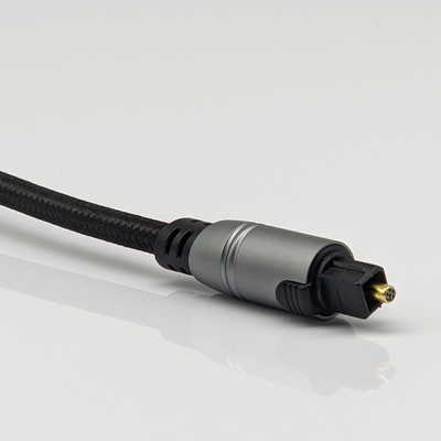 Οπτικό καλώδιο ήχου Toslink για οικιακό player, CD, Soundbar, 4.0mm OD, μήκος 1-30m, επιχρυσωμένο κίτρινο-μαύρο βύσμα