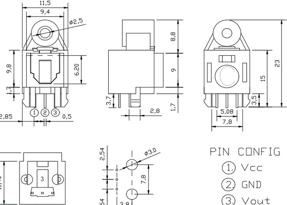 3.7 στη οπτική ίνα Jack 5.5V, υπαίθρια ακουστική ψηφιακή Toslink συσκευή αποστολής σημάτων FTTH