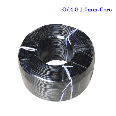 FTTH Fiber Drop Cable Lame Retardant Polyolefin Insulated ASU OD4.0 1.0SDI High Definition for Signal Transmission