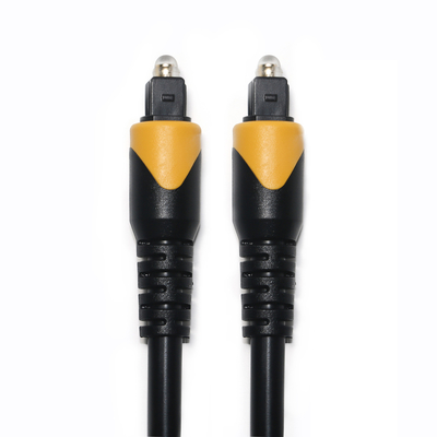 Yellow&Black ​Toslink Digital Cable OD4.0 LSZH PVC Plated Gold Ject For Home Player CD Soundbar
