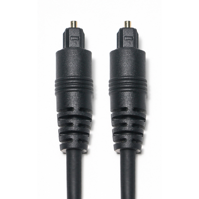 Ολοκαίνουργιο Hifi Sound Toslink Optical Audio Digital Cable S/PDIF Επίχρυσος σύνδεσμος μαύρο PVC 1,5M 2,4M 3M