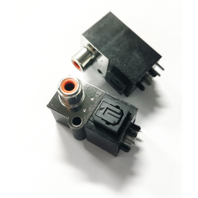 AV-GQ-R004 Optical Reciever Toslink JackConnector Female Vertical Socket Transmitting / Receiving End) για PCB ήχου