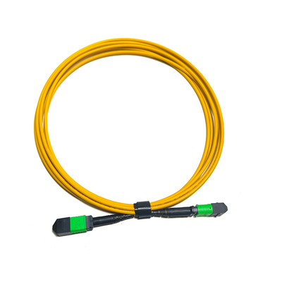 Δέκα ίνες θηλυκό καλώδιο MPO Multimode MM OM3/OM4 MPO Patch Cord LSZH 50/125