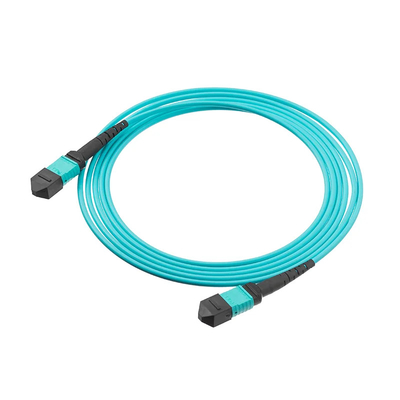 50/125 MTP MPO Fiber Optic Patch Cord OM3/OM4 8/12/24F G657A1 12C 24C Για τηλεπικοινωνίες