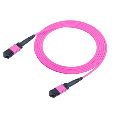 MPO/MTP οπτικό καλώδιο επικάλυψης 12 πυρήνων Multimode 3,0 mm για FTTX / FTTH