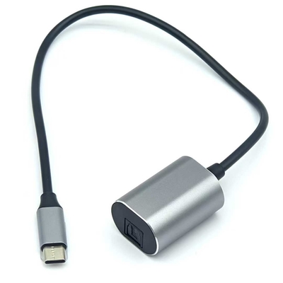 TOSLINK Γυναικείο οπτικό καλώδιο ήχου με USB-C αρσενικό σύνδεσμο για ηχητική γραμμή ομιλητής Ιδανικό για επαγγελματικές ή προσωπικές ρυθμίσεις ψυχαγωγίας